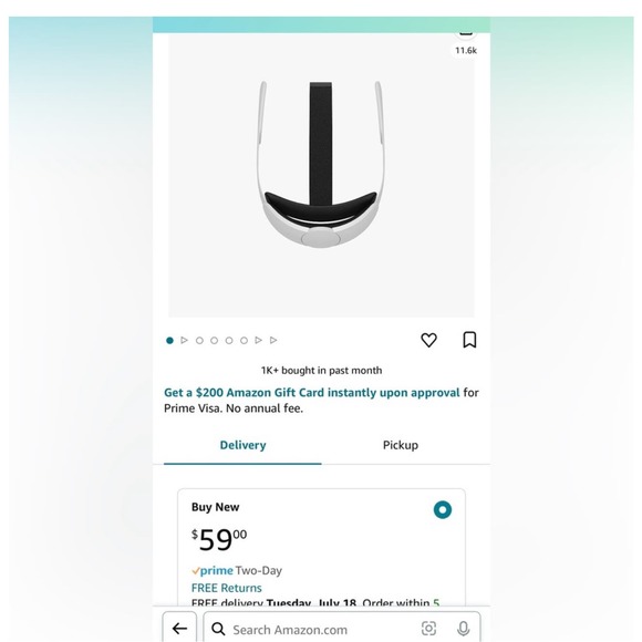 Oculus Quest 2 256GB with Elite Strap, Carrying Case, Upgraded Face Mask. - Picture 6 of 6